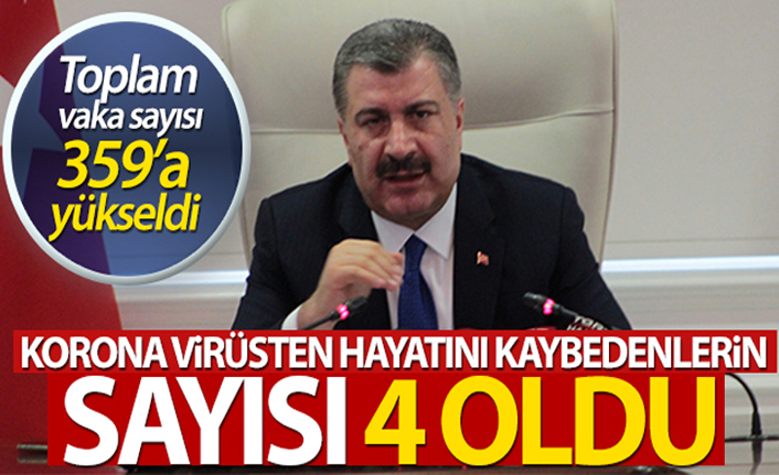 KORONODAN ÖLÜM SAYISI 4'E HASTA SAYISI 359'A ÇIKTI