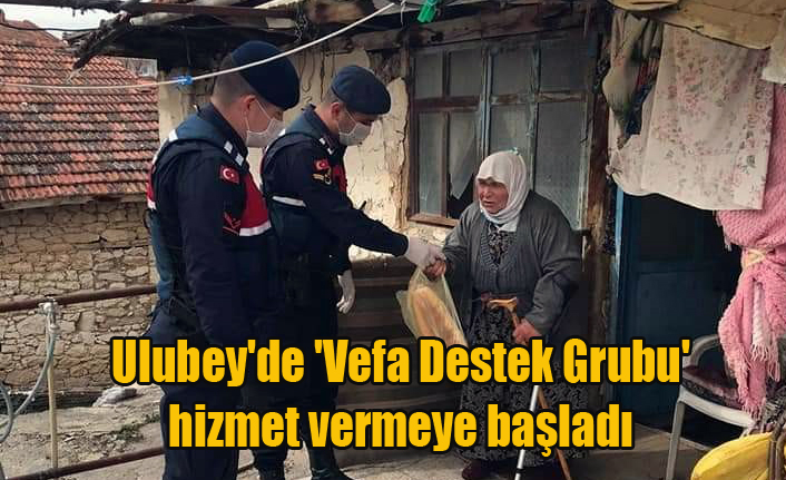 Ulubey'de 'Vefa Destek Grubu' hizmet vermeye başladı
