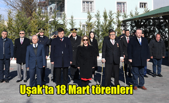 Uşak'ta 18 Mart Törenleri