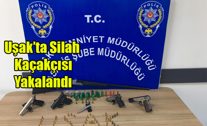 UŞAK'TA SİLAH TİCARETİ İDDİASIYLA BİR GÖZALTI