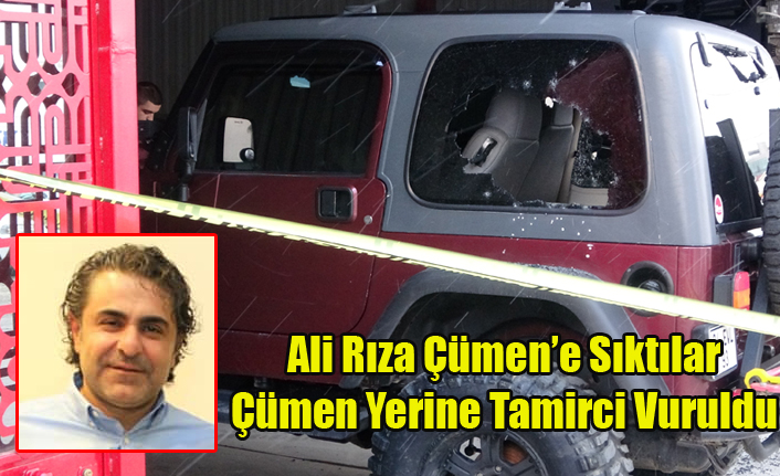 UTAŞ#039;IN ESKİ BAŞKANI ALİ RIZA ÇÜMEN#039;E SIKTILAR, TAMİRCİYİ VURDULAR..