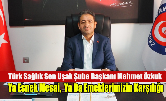 Türk Sağlık Sen: Ya Esnek Mesai, Ya Da Emeklerimizin Karşılığı