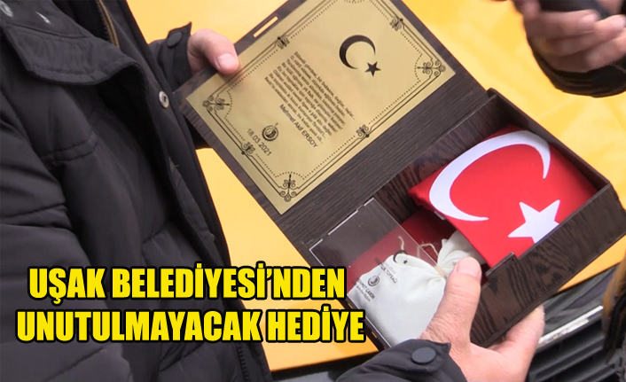 UŞAK BELEDİYESİ’NDEN UNUTULMAYACAK HEDİYE