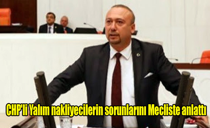CHP#039;li Yalım nakliyecilerin sorunlarını Mecliste anlattı
