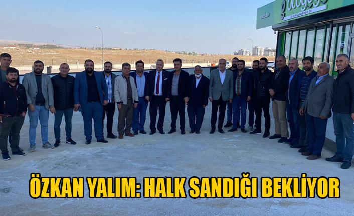 ÖZKAN YALIM: HALK SANDIĞI BEKLİYOR