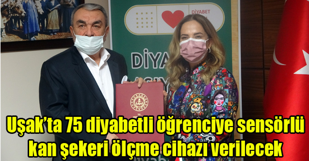 Uşak’ta 75 diyabetli öğrenciye sensörlü kan şekeri ölçme cihazı verilecek