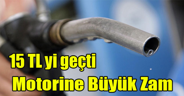 Motorine Büyük Zam