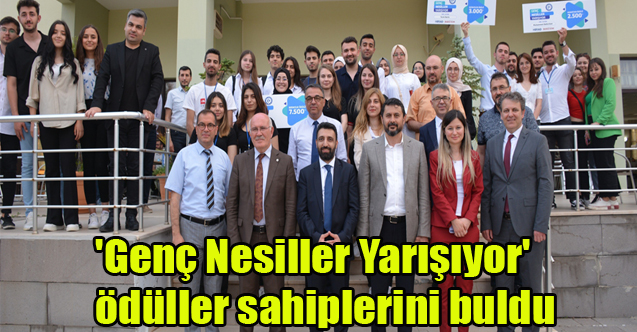 Uşak'ta 'Genç Nesiller Yarışıyor' proje yarışmasında ödüller sahiplerini buldu