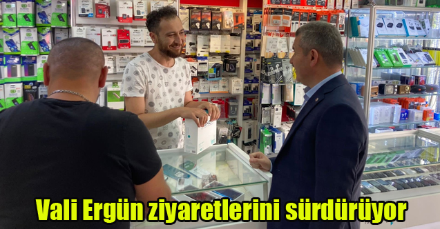 Vali Ergün bayram ziyaretlerini sürdürüyor