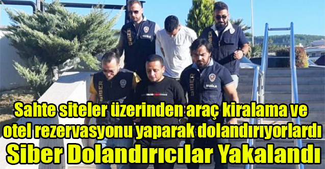 SİBER DOLANDIRICLILAR UŞAK VE MUĞLA'DA YAKALANDI