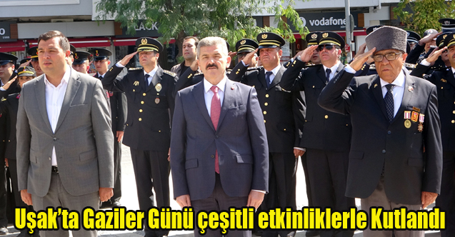 Uşak’ta Gaziler Günü çeşitli etkinliklerle yapıldı