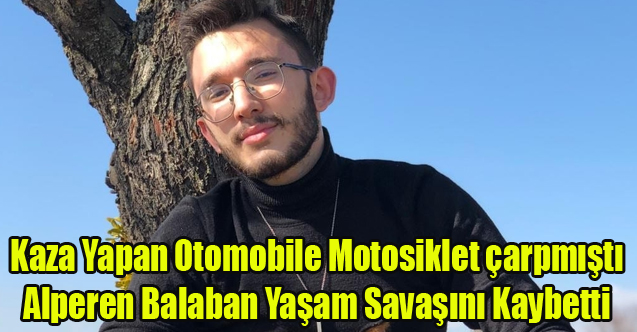 Kaza Yapan Otomobile Motosiklet Çarptı 1 Ölü 1 ağır Yaralı