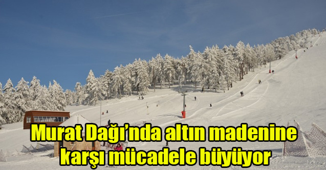 Murat Dağı’nda altın madenine karşı mücadele büyüyor