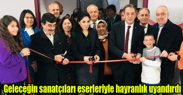 Geleceğin sanatçıları eserleriyle hayranlık uyandırdı