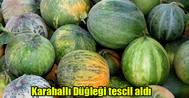 Karahallı Düğleği tescil aldı