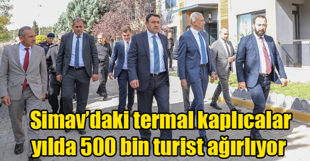Simav’daki termal kaplıcalar yılda 500 bin turist ağırlıyor