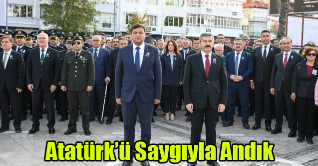 Atatürk, vefatının 85. yıldönümünde Uşak’ta anıldı