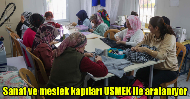Sanat ve meslek kapıları USMEK ile aralanıyor