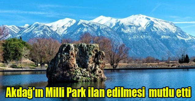 Akdağ'ın Milli Park ilan edilmesi mutlu etti