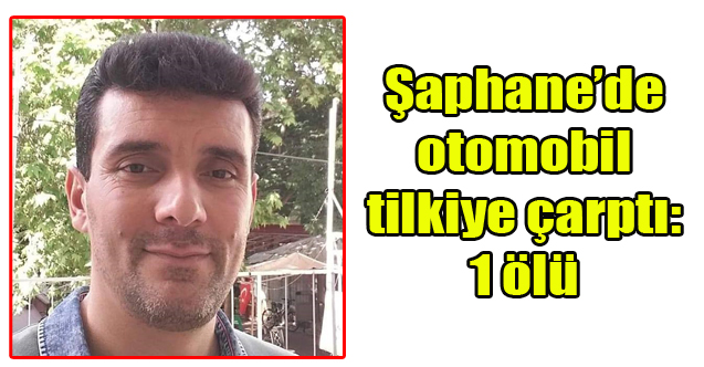 Şaphane’de otomobil tilkiye çarptı: 1 ölü