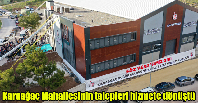 Karaağaç Mahallesinin talepleri hizmete dönüştü