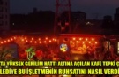 UŞAK’TA YÜKSEK GERİLİM HATTI ALTINA KAFE “BELEDİYE BU İŞLETMENİN RUHSATINI NASIL VERDİ?”