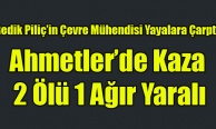 EŞME'DE ÇEVRE MÜHENDİSİ YAYALARA ÇARPTI2 ÖLÜ 1 AĞIR YARALI