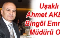Uşaklı Ahmet AKBAL Bingöl Emniyet Müdürü Oldu