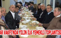 UŞAKLILAR VAKFINDA YILIN İLK YEMEKLİ TOPLANTISI YAPILDI