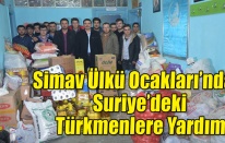 Simav Ülkü Ocakları'ndan Suriye'deki Türkmenlere yardım