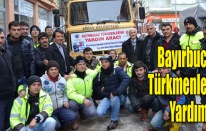 Bayırbucak Türkmenlerine Simav'dan erzak yardımı