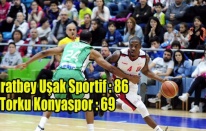 Muratbey Uşak Sportif : 86 - Torku Konyaspor : 69