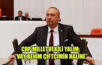 MİLLETVEKİLİ YALIM: “VAY BENİM ÇİFTÇİMİN HALİNE”