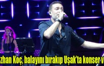 Oğuzhan Koç, balayını bırakıp Uşak’ta konser verdi