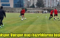 Uşakspor, Vanspor maçı hazırlıklarına başladı