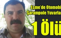 Eşme'de Otomobil Şarampole Yuvarlandı 1 Ölü