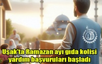 Uşak'ta Ramazan ayı gıda kolisi yardım başvuruları başladı