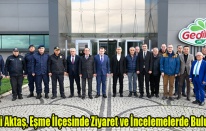 Vali Aktaş, Eşme İlçesinde Ziyaret ve İncelemelerde Bulundu