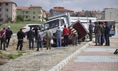 Uşak'ta Mucize Kaza