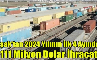 Uşak'tan 2024 Yılının İlk 4 Ayında 111 Milyon Dolar İhracat
