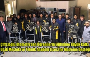ÇİFTÇİOĞLU OTOMOTİV'DEN EĞİTİME BÜYÜK KATKI