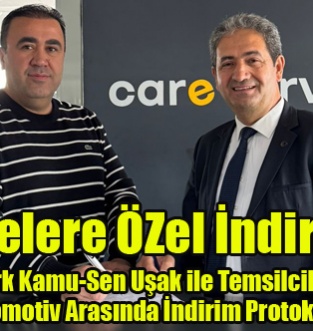 Türk Kamu-Sen Uşak ile Çiftçioğlu Otomotiv Arasında İndirim Protokolü İmzalandı