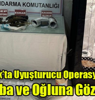 Uşak’ta Uyuşturucu Operasyonu: Baba ve Oğluna Gözaltı