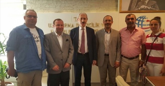 Milletvekili Aday Adayı Ulupınardan Bakan Bilgine Hayırlı Olsun Ziyaret