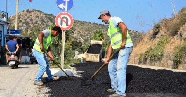 Bodrumda Asfaltlama Çalışmaları Gümüşlük İle Devam Etti