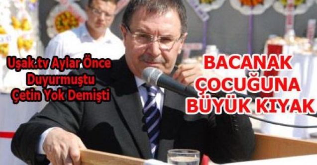 MUSTAFA ÇETİN`İN 2.ÖZEL KALEM MÜDÜRÜ SKANDALI