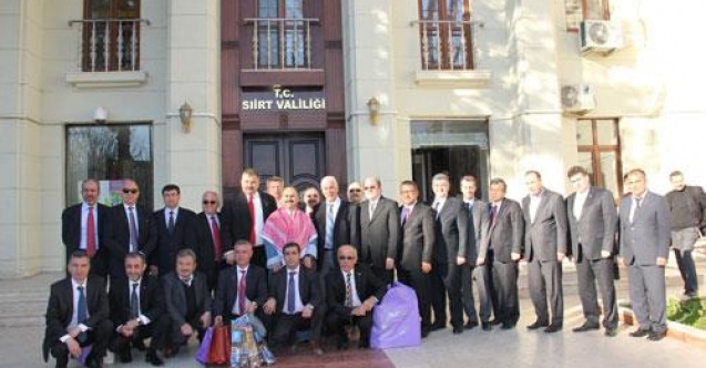 EGELİLER`DEN ÇİVRİLLİ SİİRT VALİSİNE ZİYARET