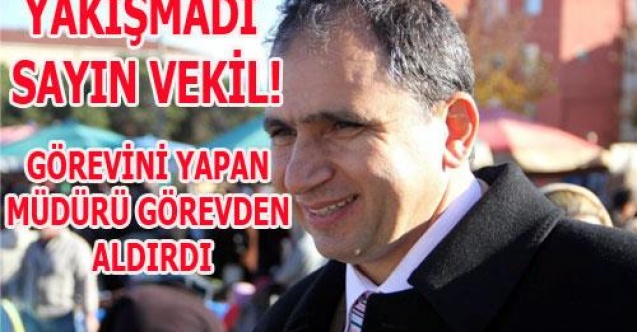 YAKIŞMADI SAYIN VEKİL!