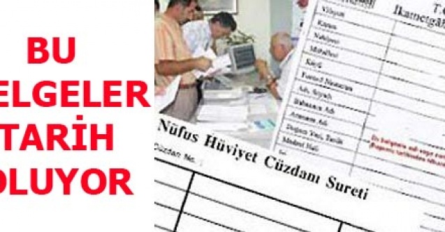 Bu belgeler tarih oluyor!