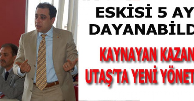 UTAŞTA METİN ÇEKÇEK YENİ BAŞKAN
